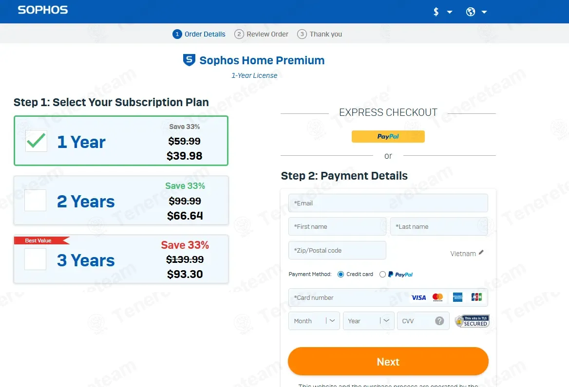 Sophos Home coupon code: 33% off with RSM559CF. Tested and valid as 4 months ago.