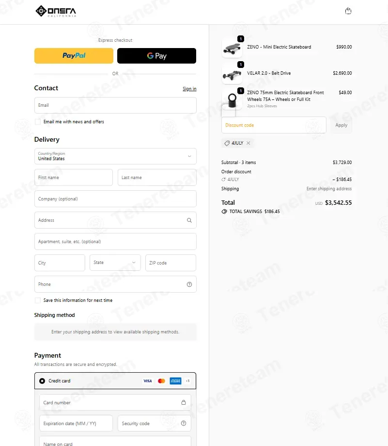Onsra California coupon code: 5% off with 4JULY. Tested and valid as 1 month ago.