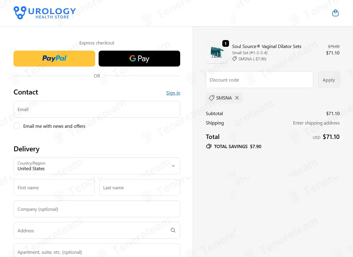 Urology Health Store coupon code: 10% off with SMSNA. Tested and valid as 7 months ago.