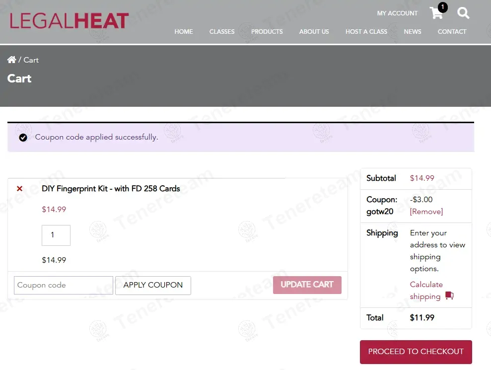 Legal Heat coupon code: 20% off with GOTW20. Tested and valid as 7 months ago.