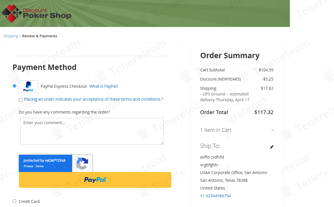Discount Poker Shop coupon code: 5% off with NEWYEAR5. Tested and valid as 9 months ago.