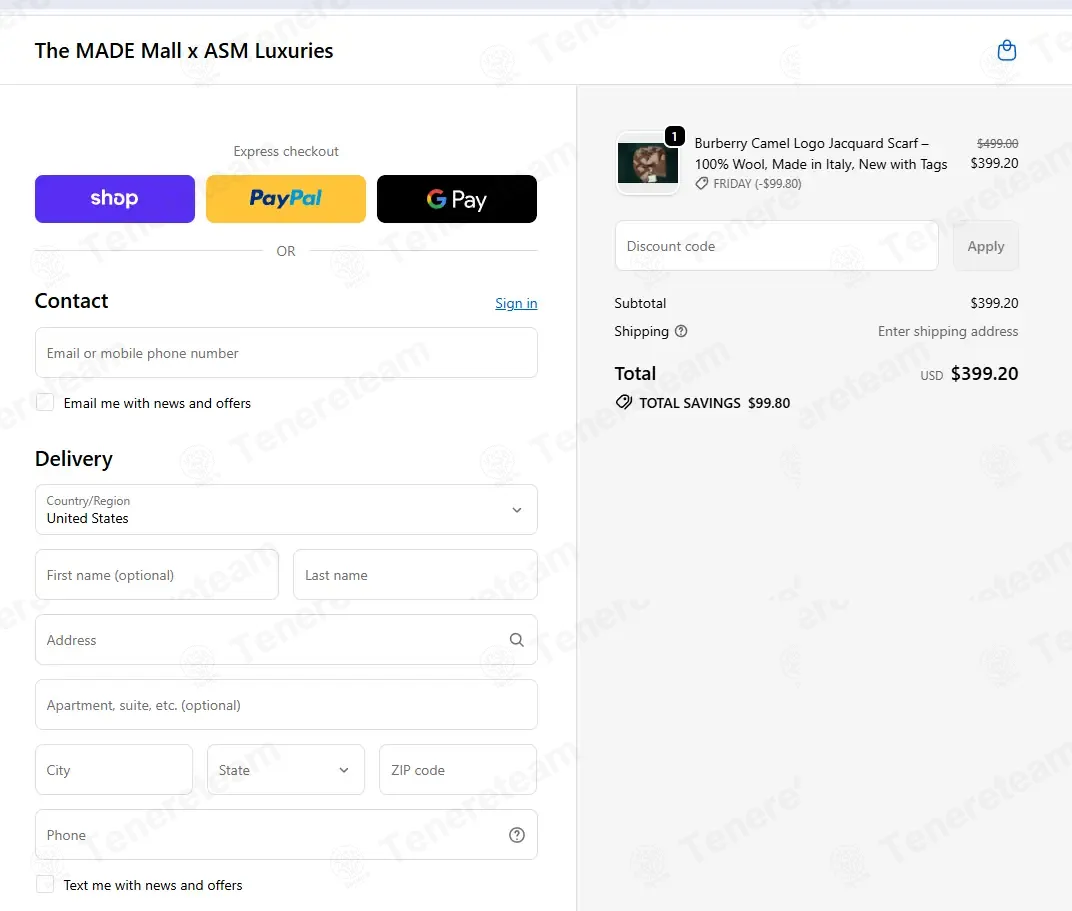The Made Mall coupon code: 20% off with FRIDAY. Tested and valid as 2 months ago.