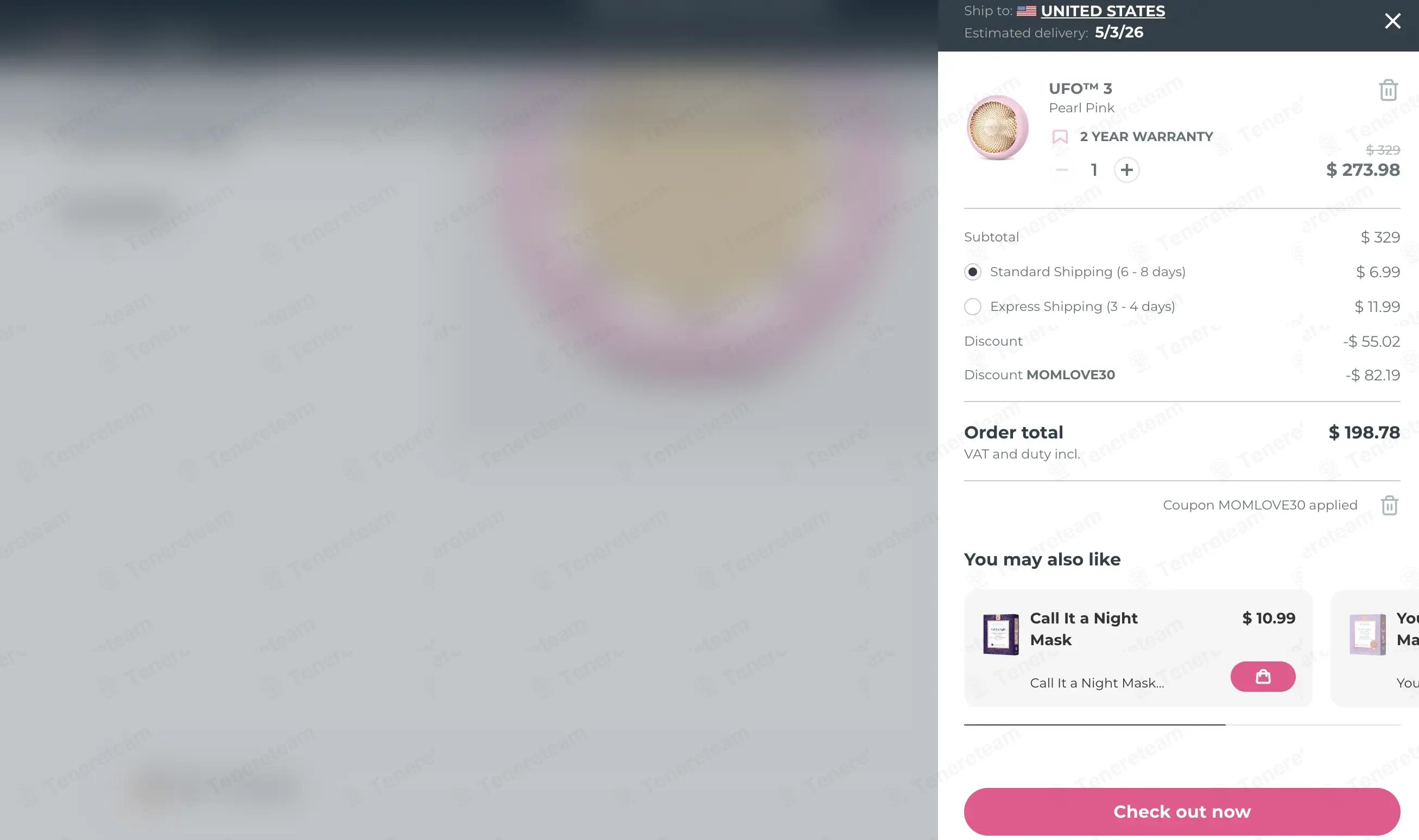 Foreo coupon code: 30% off with MOMLOVE30. Tested and valid as 1 month ago.
