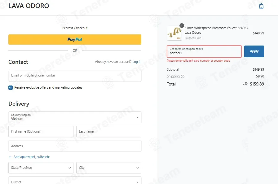Lava Odoro coupon code: 10% off with partner1. Tested and valid as 2 months ago.