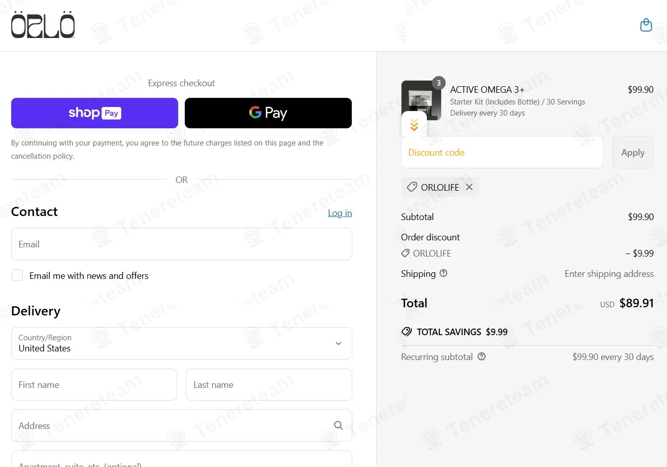 Orlo Nutrition coupon code: 10% off with ORLOLIFE. Tested and valid as 1 year ago.