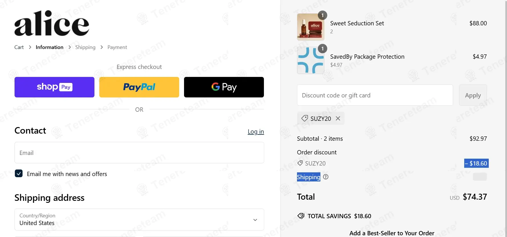 Alice Mushrooms coupon code: 20% off with SUZY20. Tested and valid as 1 year ago.