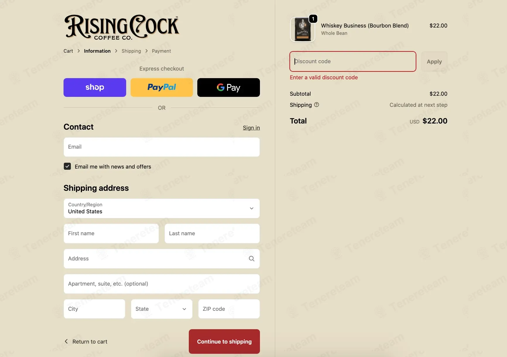 Rising Cock Coffee coupon code: 20% off with COCK20. Tested and valid as 5 months ago.