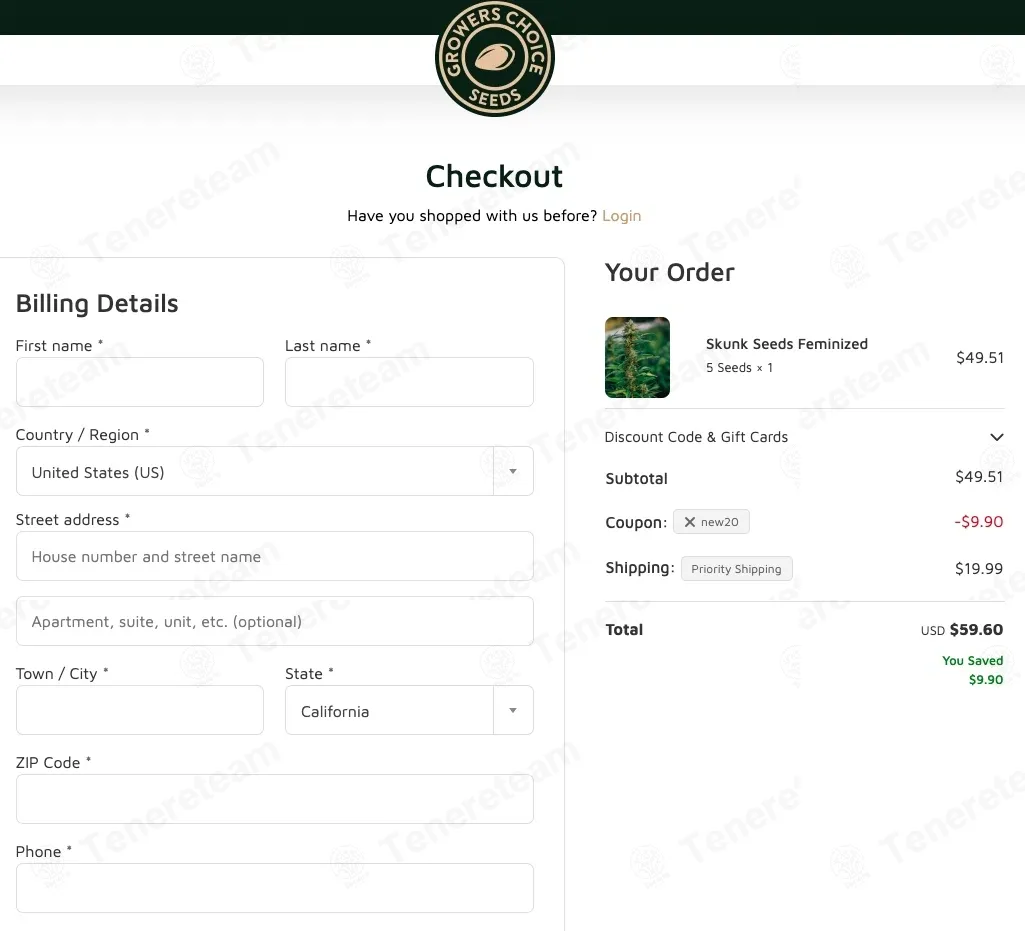 Growers Choice coupon code: 20% off with NEW20. Tested and valid as 1 month ago.