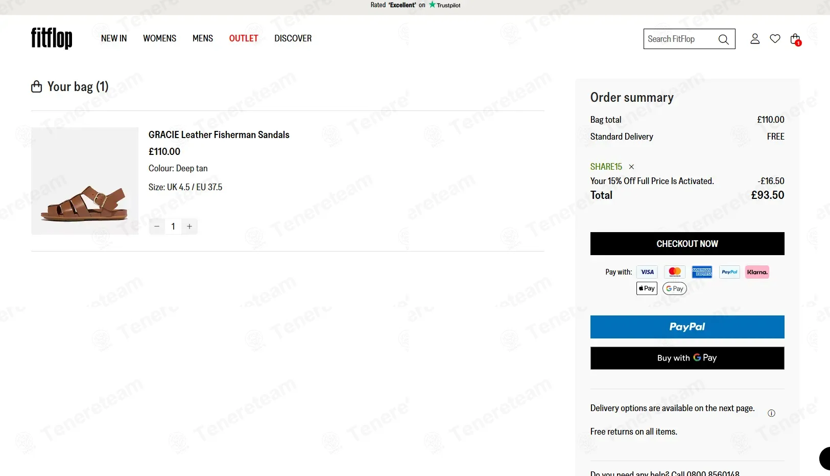 FitFlop US coupon code: 15% off with SHARE15. Tested and valid as 1 month ago.