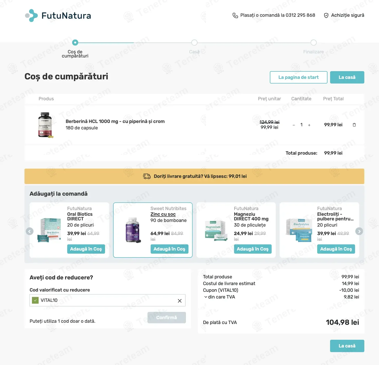 Futunatura RO coupon code: 10% off with VITAL10. Tested and valid as 1 year ago.