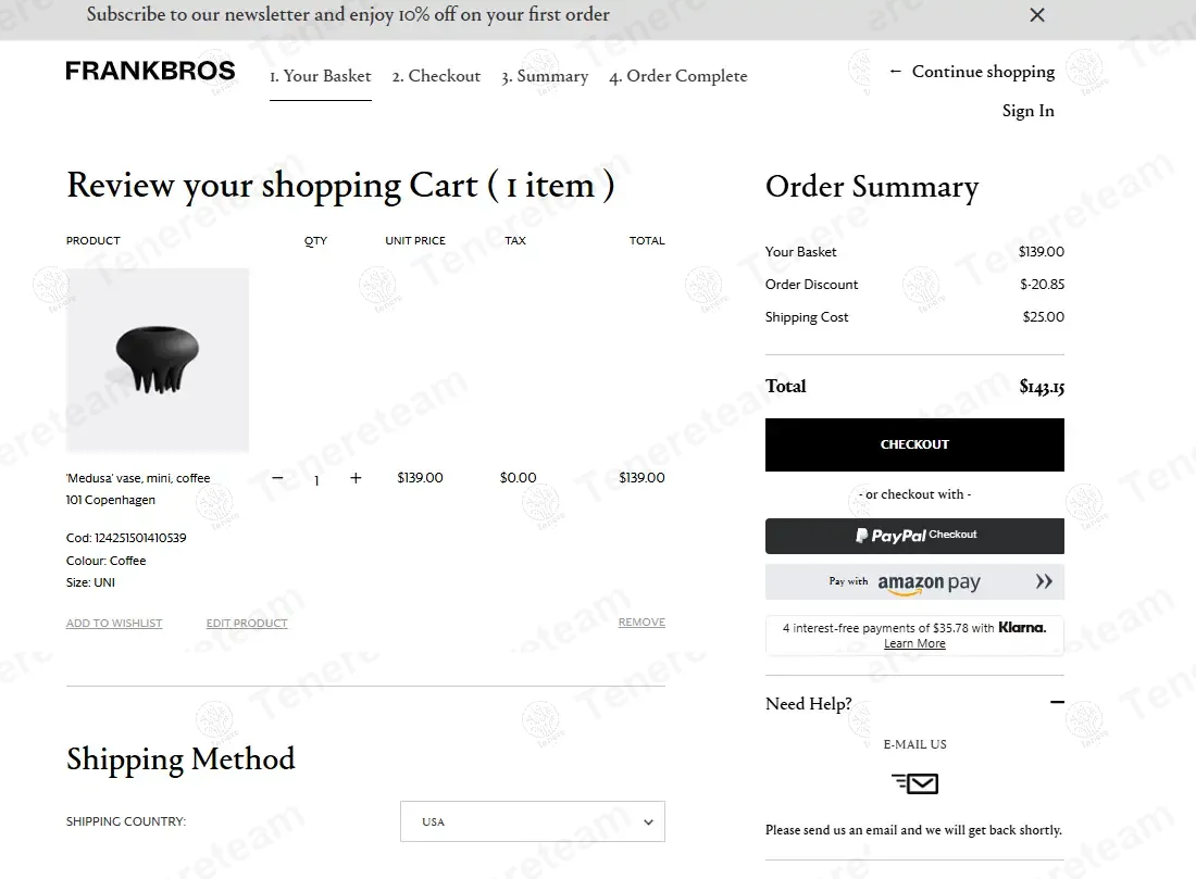 FRANKBROS coupon code: 15% off with HONEY_FRANK15. Tested and valid as 1 year ago.