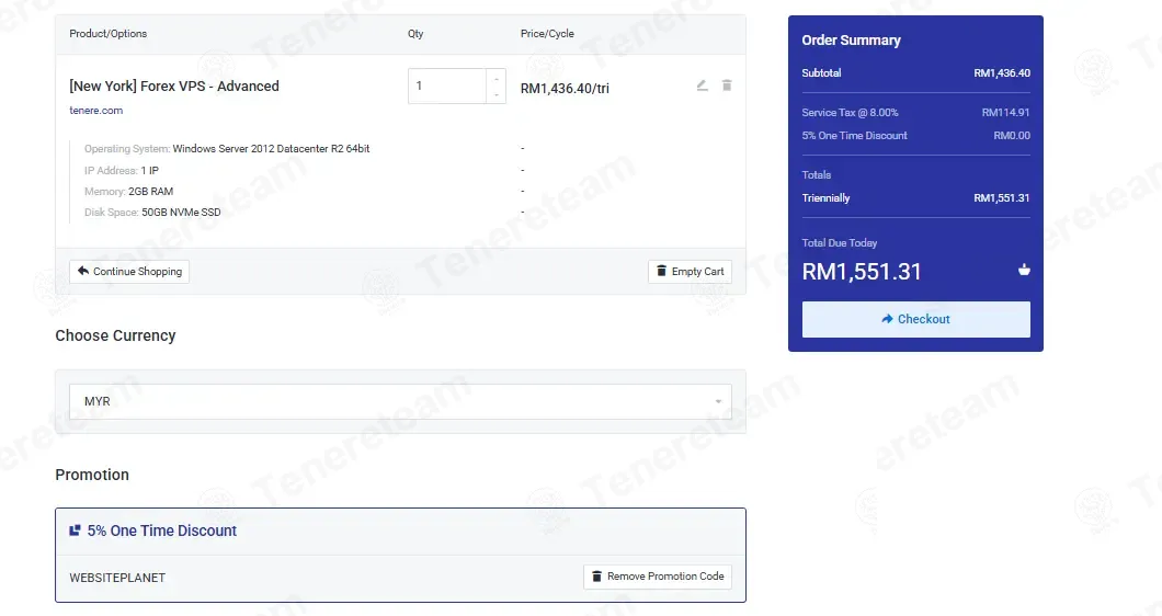 VPS Malaysia coupon code: 5% off with WEBSITEPLANET. Tested and valid as 1 month ago.