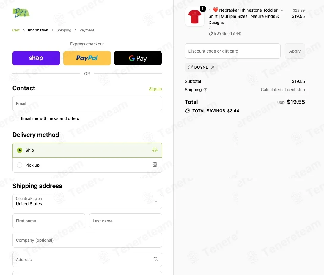 Buy Nebraska coupon code: 15% off with BUYNE. Tested and valid as 2 weeks ago.