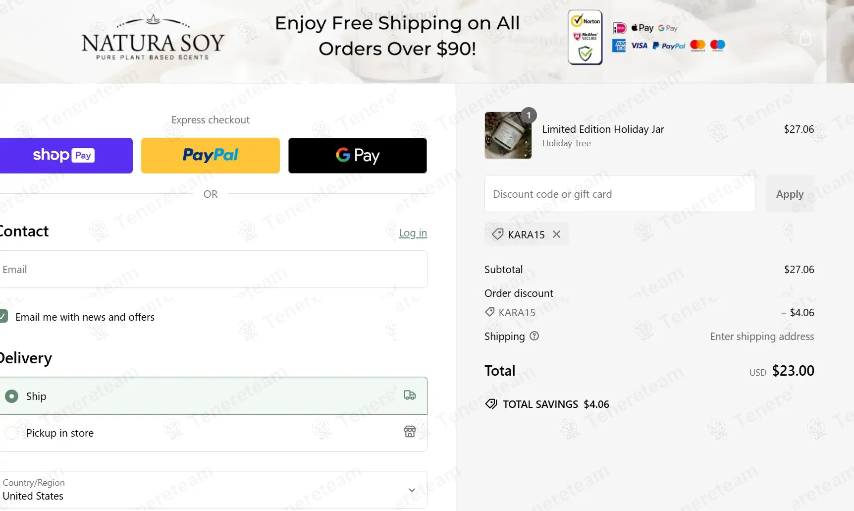 Natura Soy Candles coupon code: 15% off with KARA15. Tested and valid as 1 year ago.