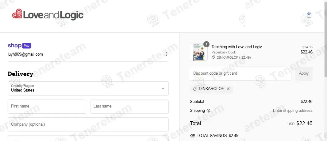 Loveandlogic.com coupon code: 10% off with DINKAROLOF. Tested and valid as 1 month ago.