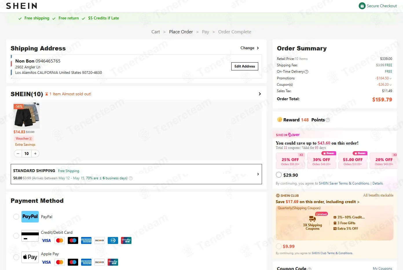 SHEIN coupon code: 20% off with us24j2. Tested and valid as 1 month ago.