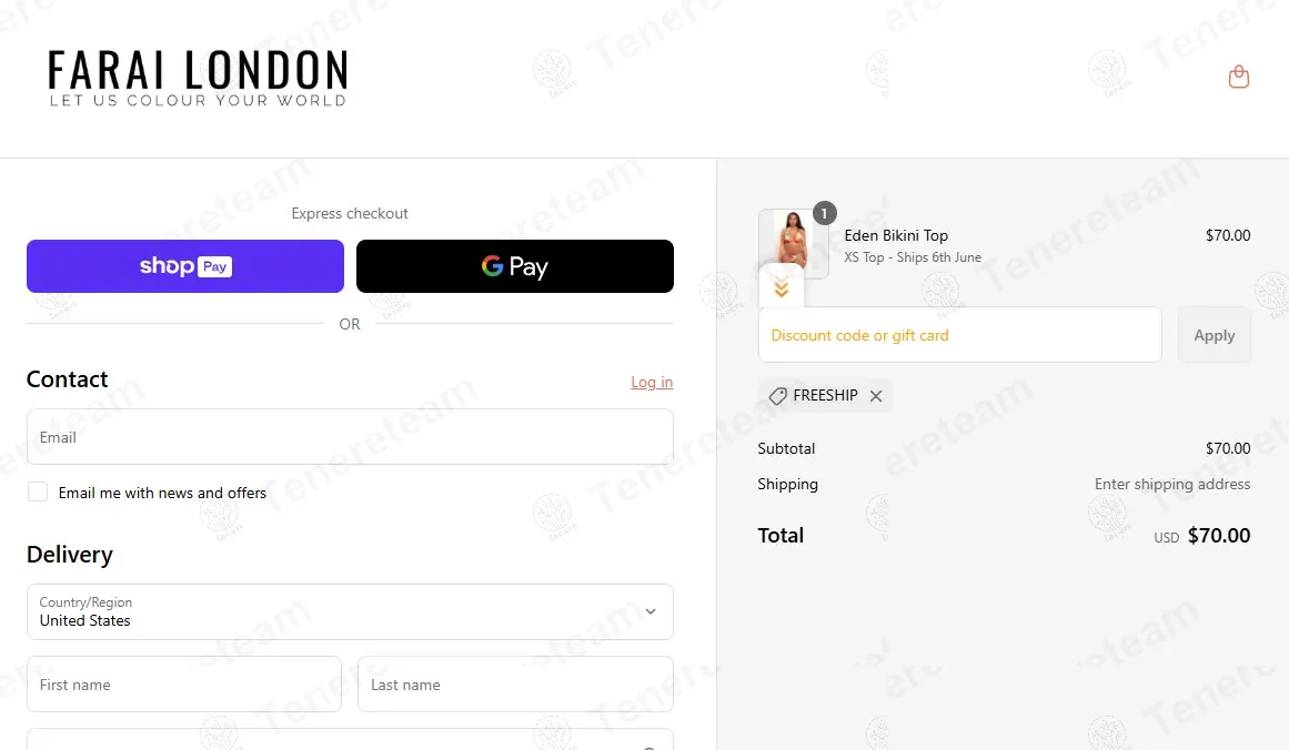 Farai London coupon code: Sale off with FREESHIP. Tested and valid as 1 year ago.