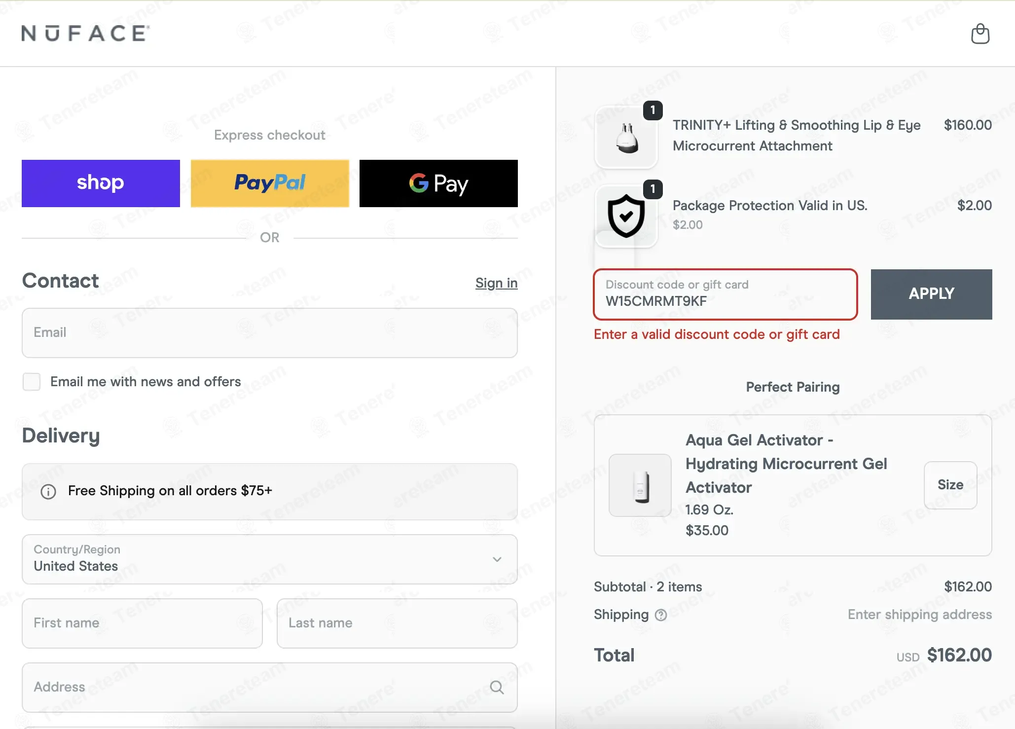 NuFACE coupon code: 15% off with W15CMRMT9KF. Tested and valid as 2 weeks ago.