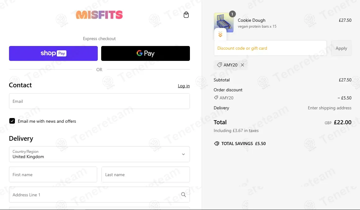 Misfits Health coupon code: 20% off with AMY20. Tested and valid as 1 year ago.