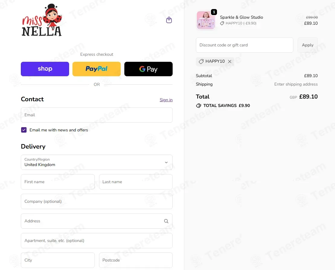 Miss Nella coupon code: 10% off with HAPPY10. Tested and valid as 14 hours ago.