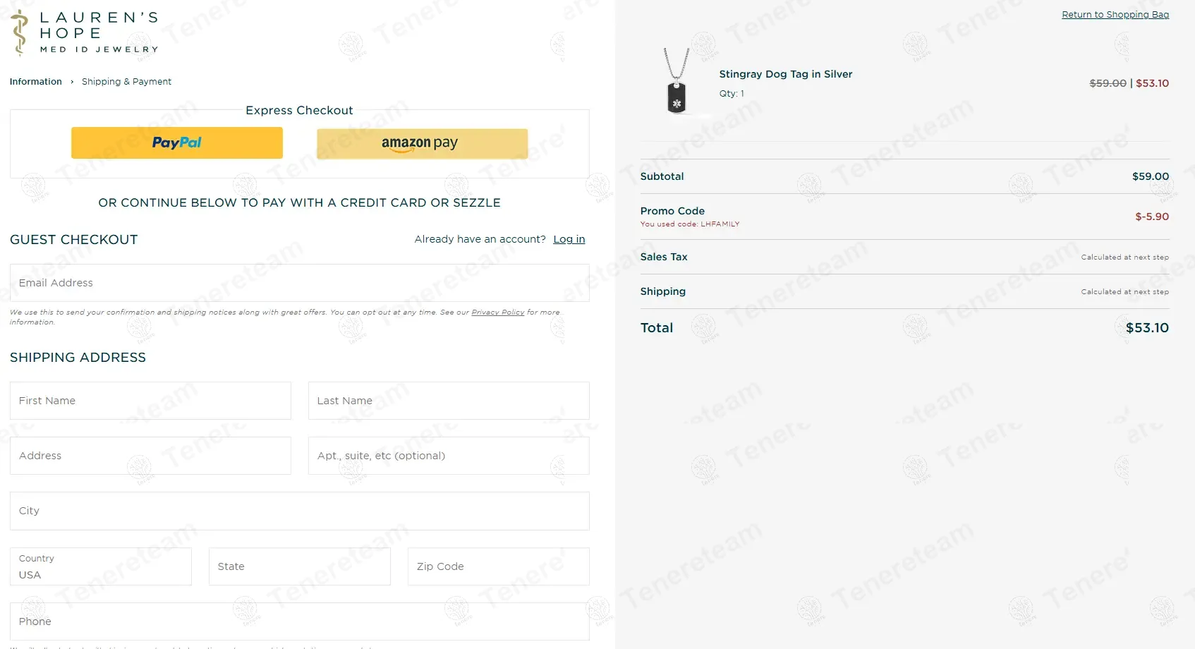 Lauren's Hope coupon code: 10% off with LHFAMILY. Tested and valid as 7 months ago.