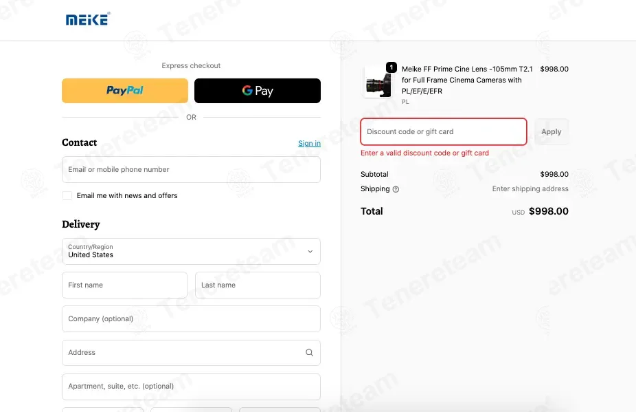 Meike Global coupon code: $150 off with 150PH. Tested and valid as 3 months ago.