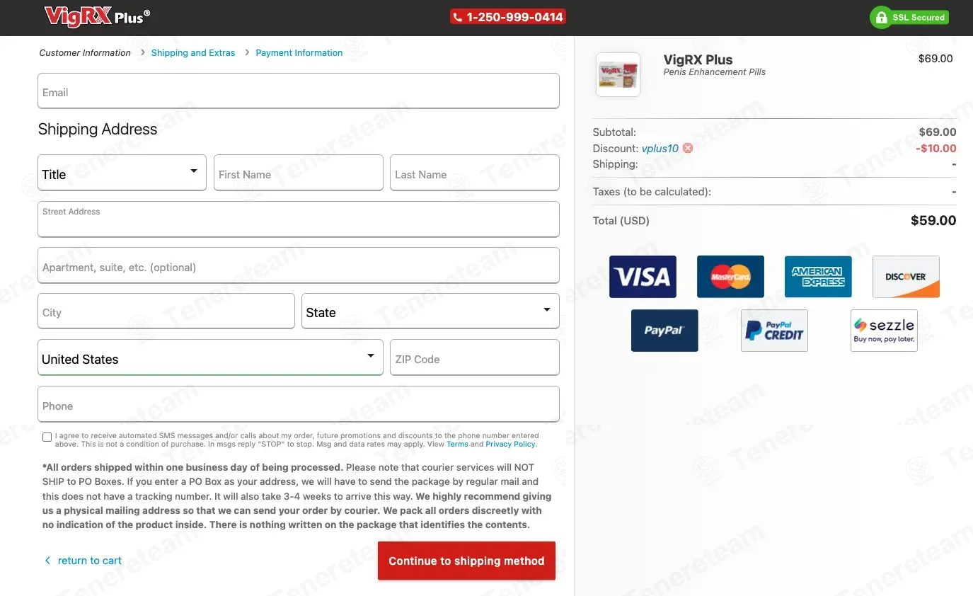 VigRX Plus coupon code: $10 off with VPLUS10. Tested and valid as 1 month ago.