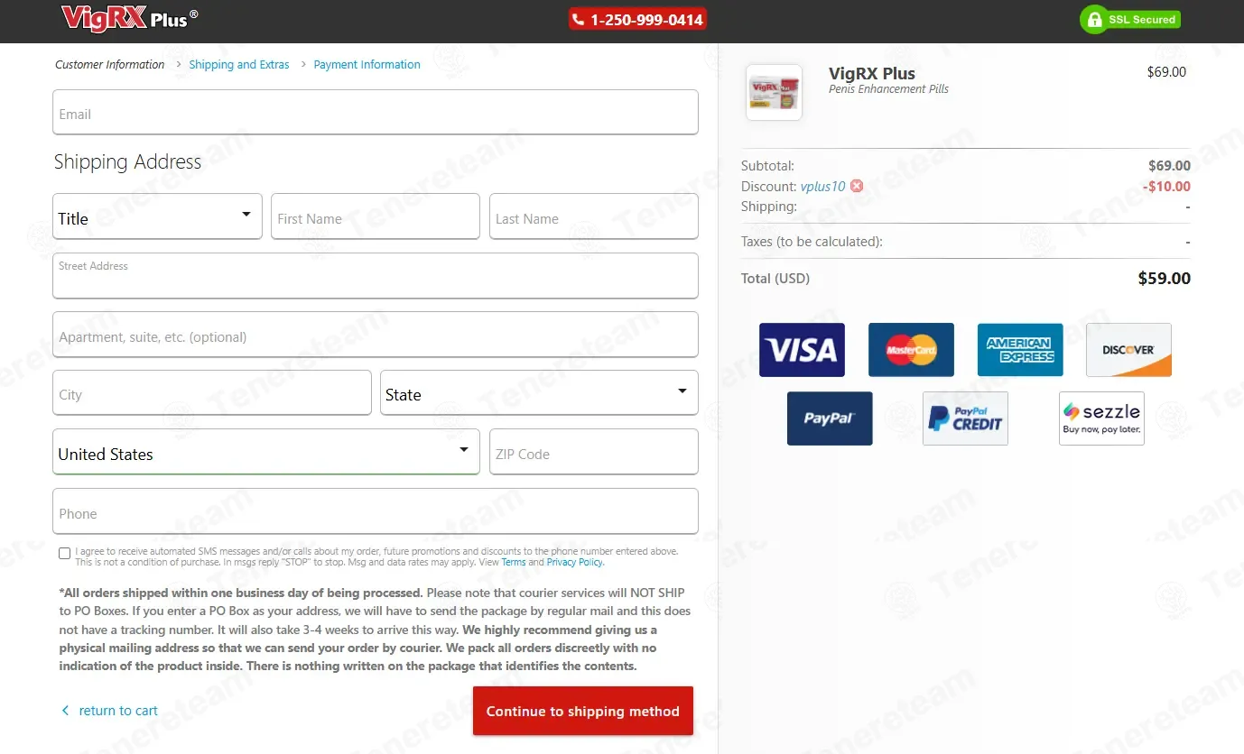 VigRX Plus coupon code: $10 off with VPLUS10. Tested and valid as 1 month ago.