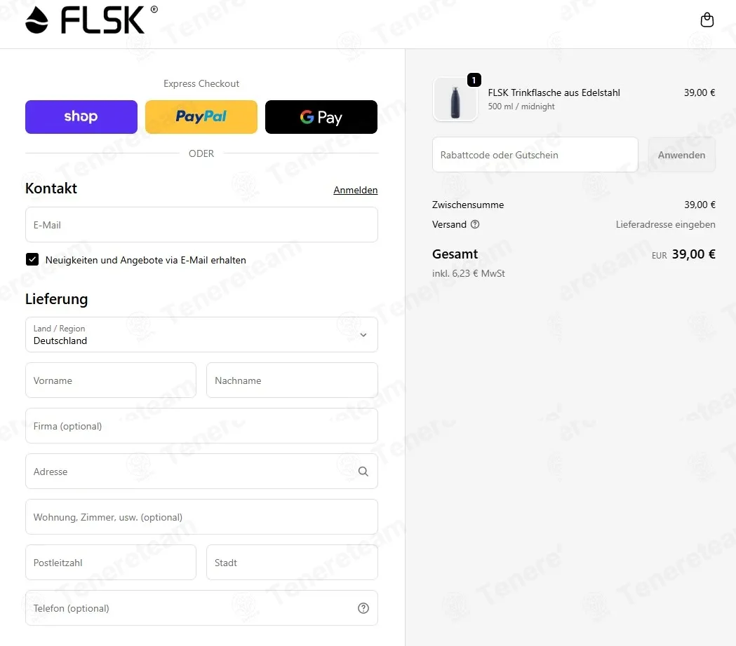 FLSK coupon code: 22% off with MOTIVDECKEL. Tested and valid as 3 months ago.