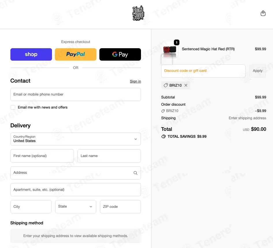 Black Sheep Baggers coupon code: 10% off with BRIZ10. Tested and valid as 9 months ago.