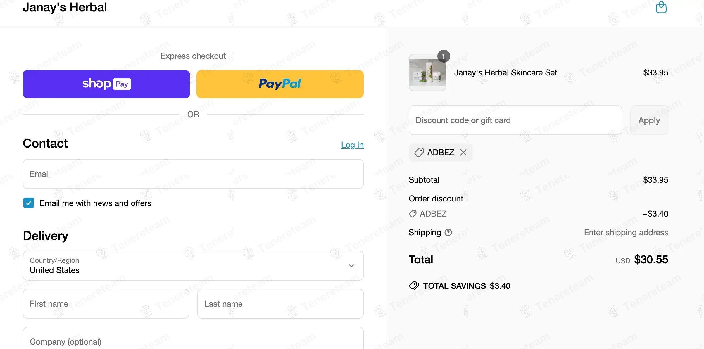 Janay’s Herbal coupon code: 10% off with ADBEZ. Tested and valid as 1 year ago.