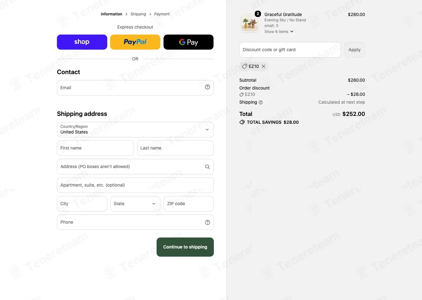 Easyplant coupon code: 10% off with EZ10. Tested and valid as 2 weeks ago.