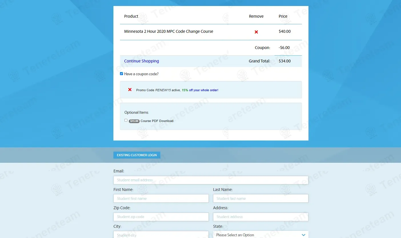 Tradesmance coupon code verified as working at checkout