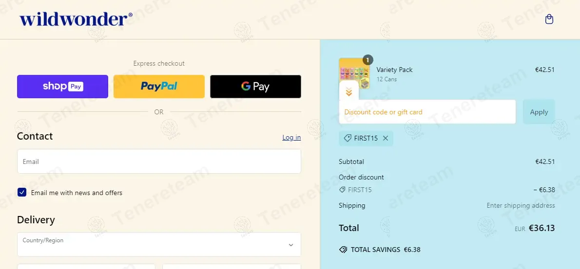 Drink Wild Wonder coupon code: 15% off with FIRST15. Tested and valid as 9 months ago.