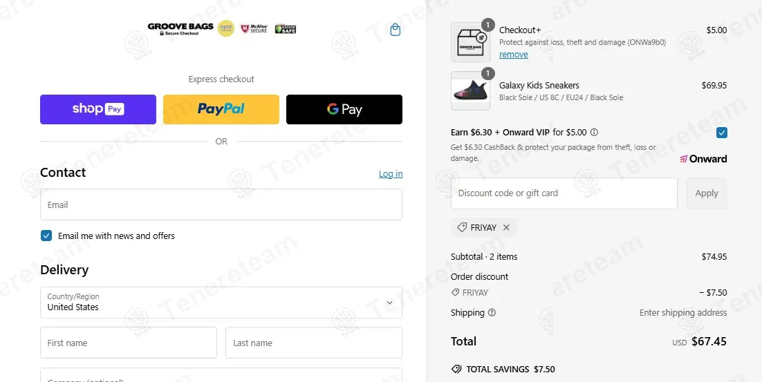 Groove Bags coupon code: 10% off with FRIYAY. Tested and valid as 1 year ago.
