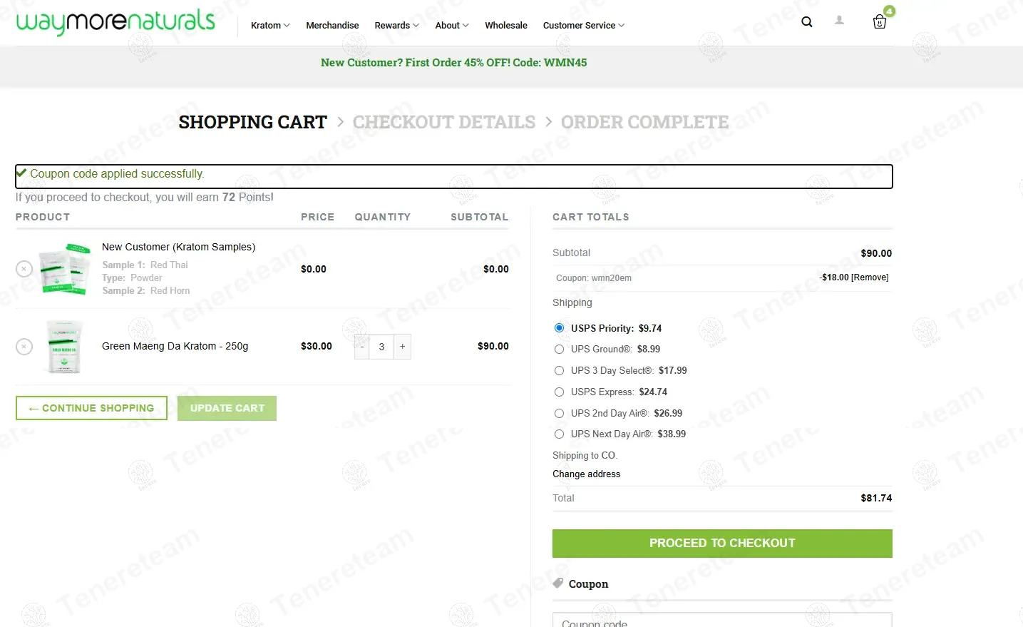 Way More Naturals coupon code: 20% off with WMN20EM. Tested and valid as 1 year ago.