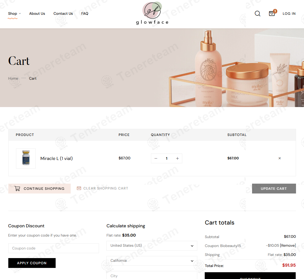 Glowface coupon code: 15% off with BIOBEAUTY15. Tested and valid as 1 year ago.