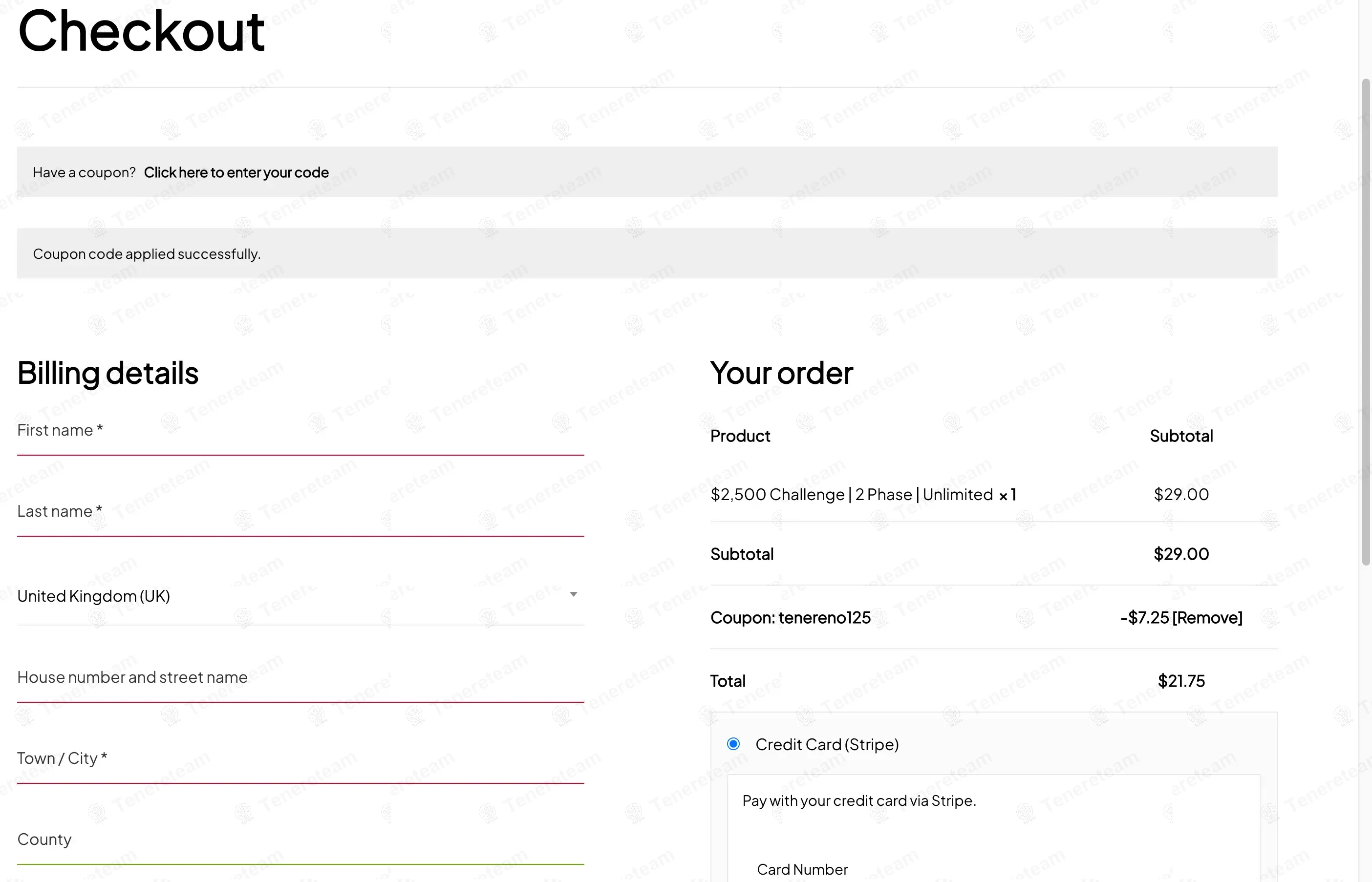 Ryze Funding coupon code: 25% off with TENERENO125. Tested and valid as 1 year ago.