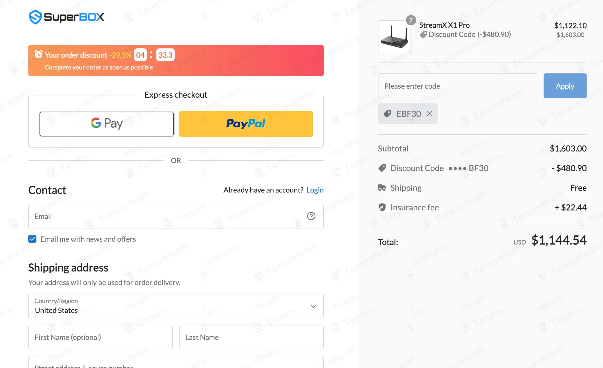 Superboxplus coupon code: 30% off with EBF30. Tested and valid as 1 year ago.