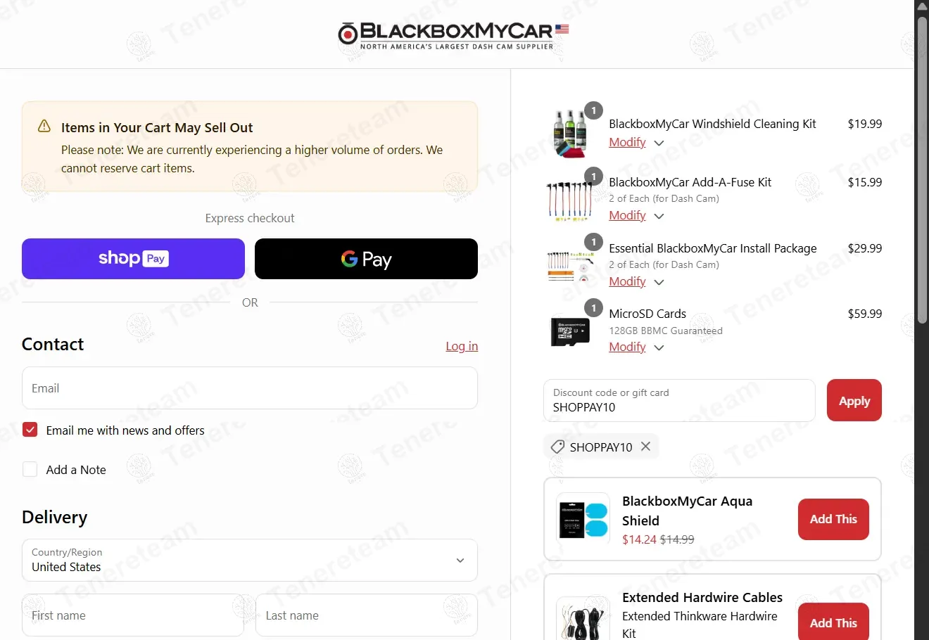 BlackboxMyCar coupon code: 5% off with DASHCAMDAY. Tested and valid as 9 months ago.