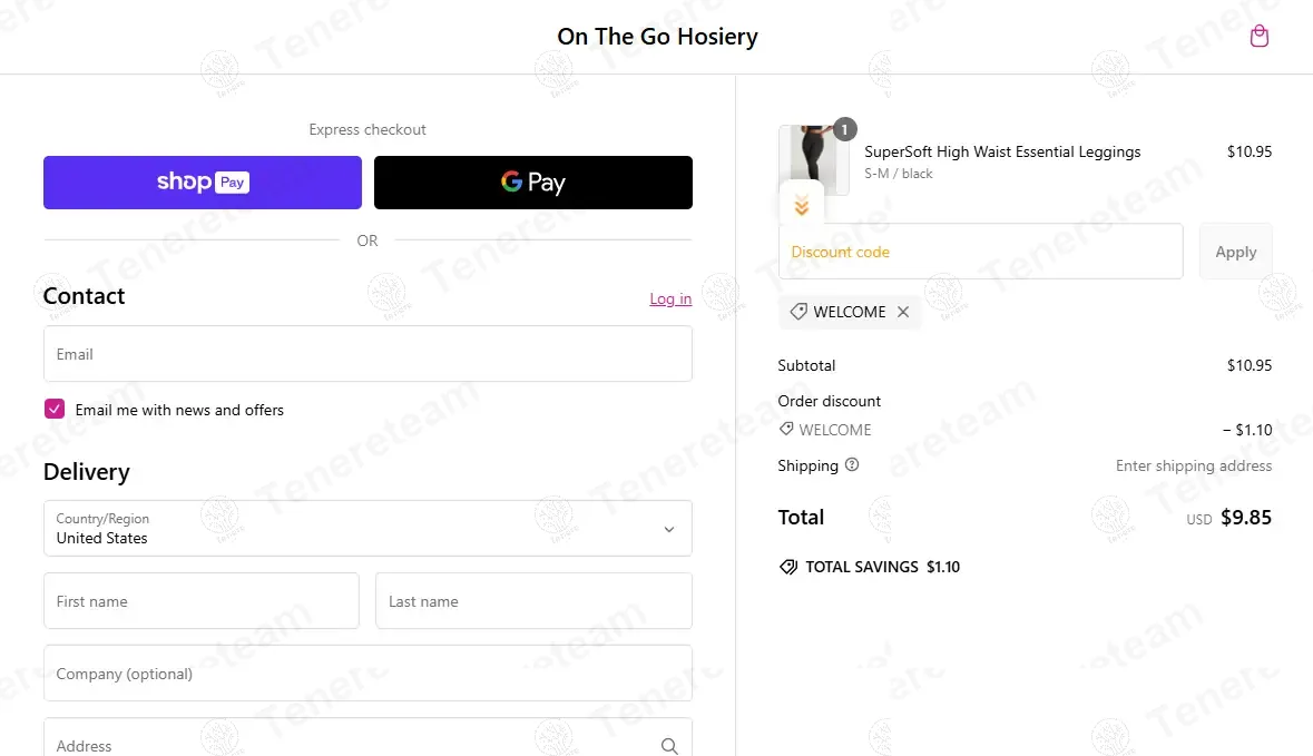 On The Go Hosiery coupon code: 10% off with WELCOME. Tested and valid as 7 months ago.