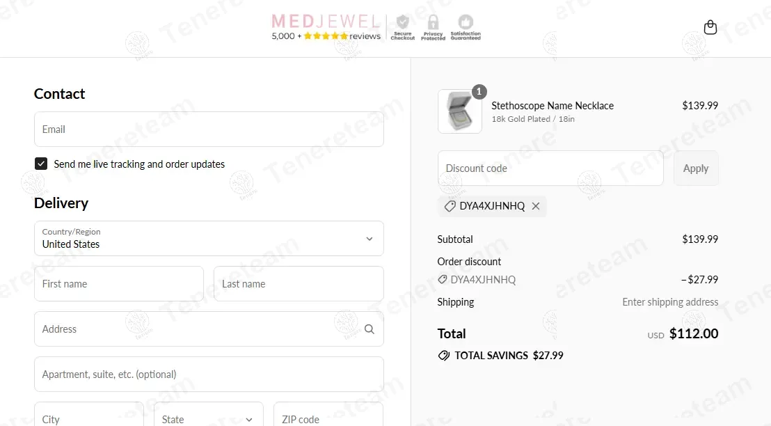 Med Jewel coupon code: 20% off with DYA4XJHNHQ. Tested and valid as 10 months ago.