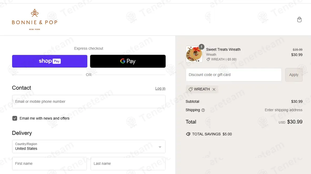 Bonnie and Pop coupon code: $5 off with WRAETH. Tested and valid as 1 year ago.