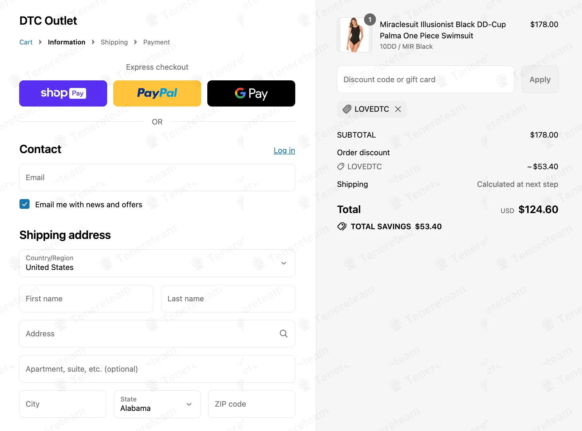 Cyberswim coupon code: 30% off with LOVEDTC. Tested and valid as 8 months ago.