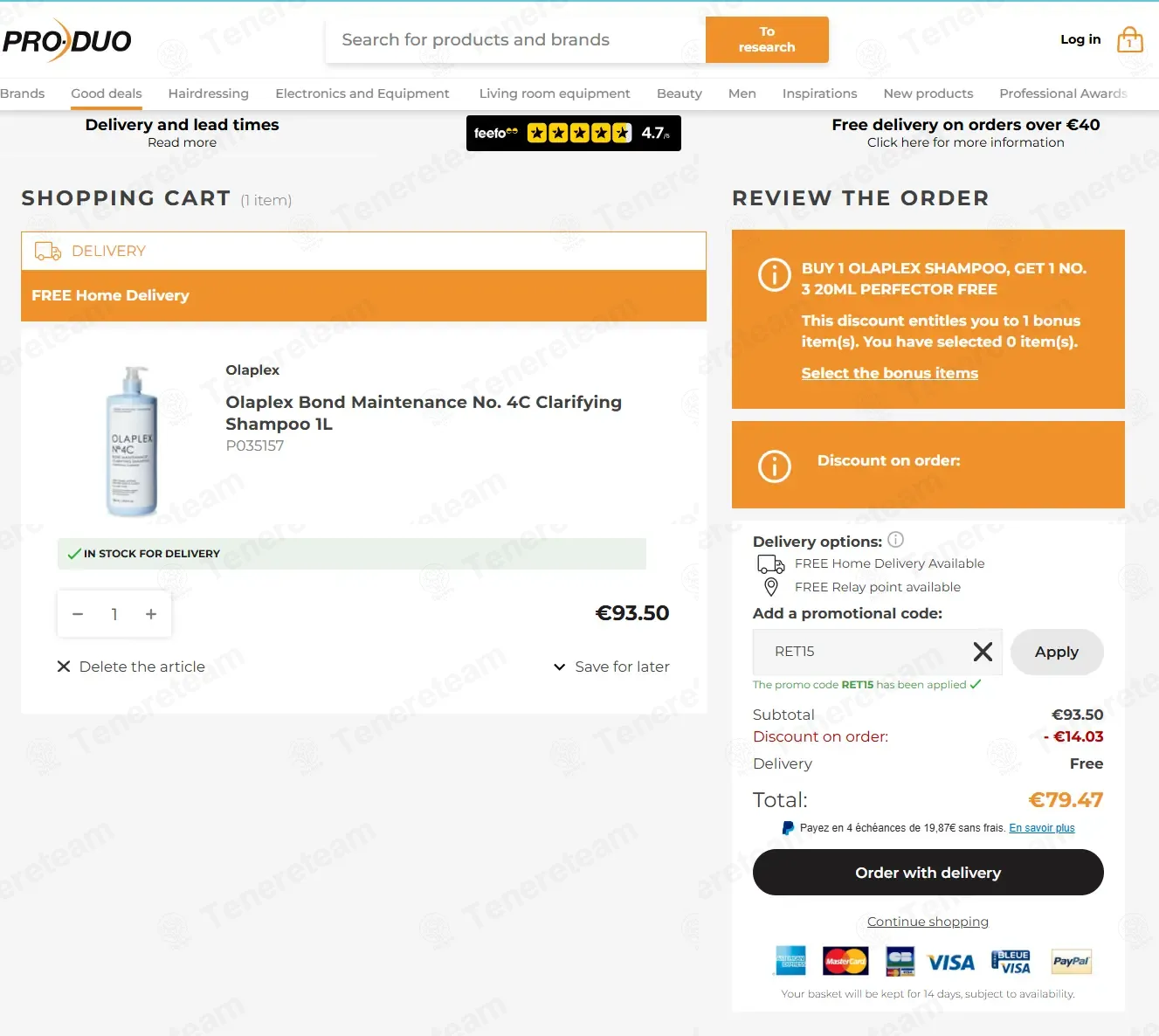 Pro Duo Particulier FR coupon code: 15% off with RET15. Tested and valid as 1 day ago.