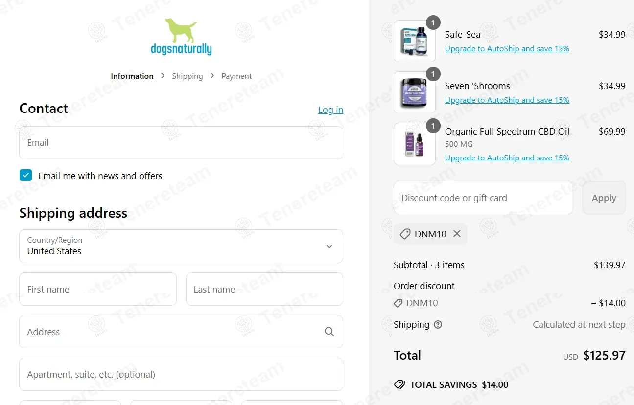 Dogs Naturally Magazine coupon code: 10% off with DNM10. Tested and valid as 1 year ago.
