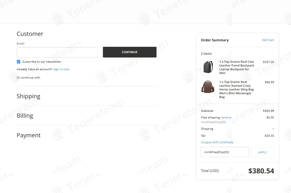 Modern Man Bags coupon code: Sale off with mmbFreeShip202. Tested and valid as 1 year ago.