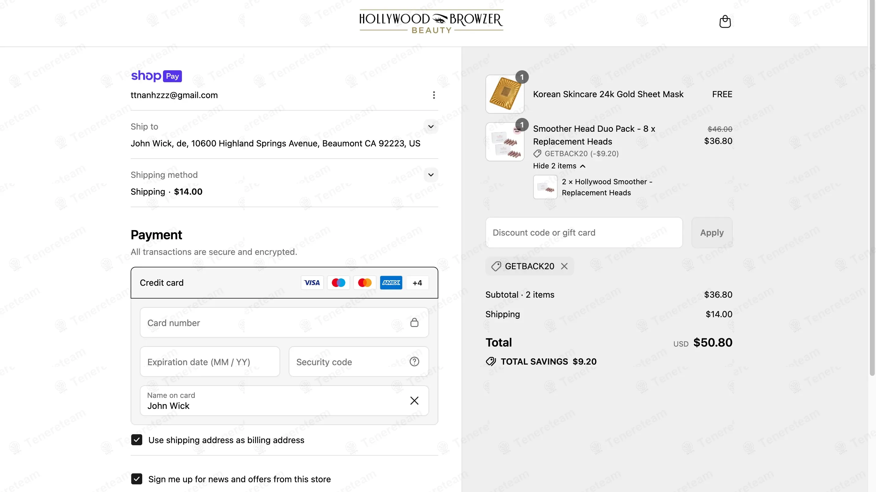 Hollywood Browzer coupon code: 20% off with GETBACK20. Tested and valid as 11 months ago.