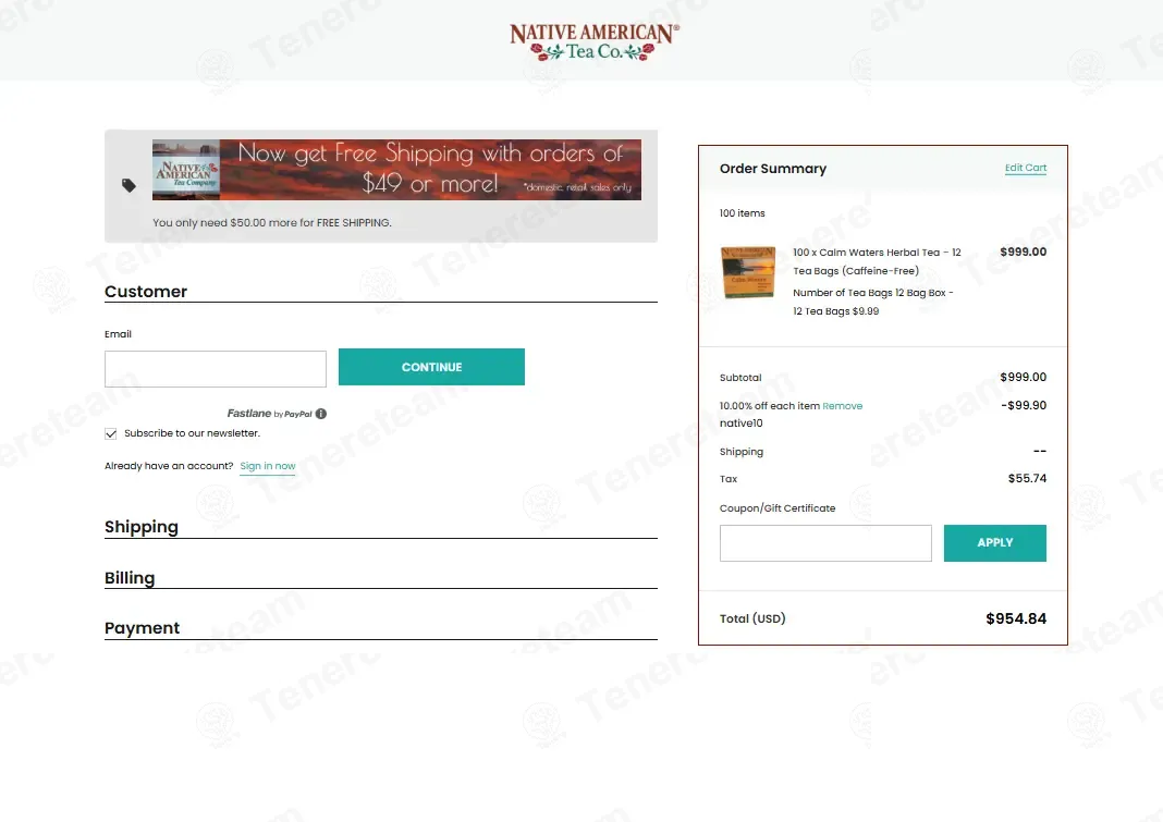 Native American Tea Company coupon code: 10% off with NATIVE10. Tested and valid as 8 months ago.