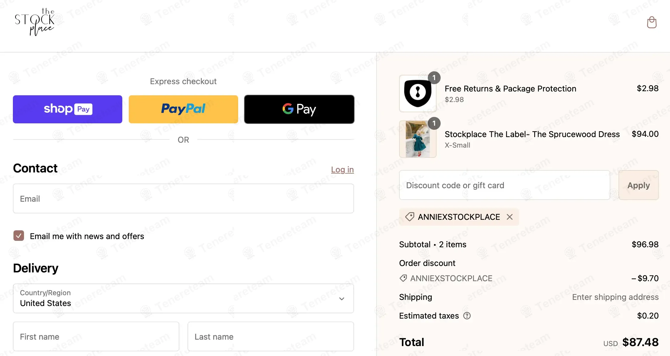 The Stockplace coupon code: 10% off with ANNIEXSTOCKPLACE. Tested and valid as 1 year ago.